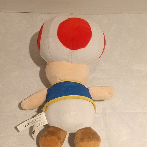 Super Mario Toad Plush (T6) - Picture 4 of 7